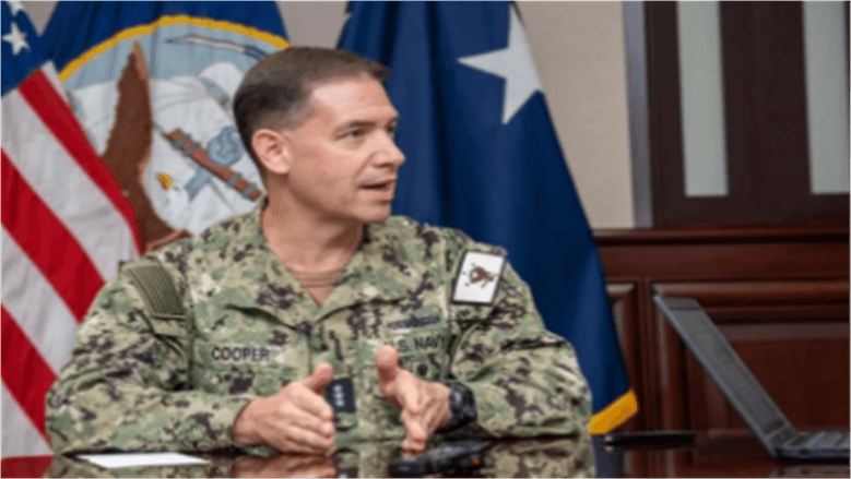 U S Central Commander: Iran No Oil Exports Since Blockade