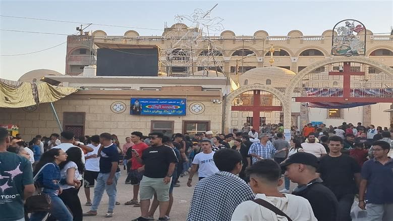 الأقباط يختتمون مولد مارجرجس في ميت دمسيس