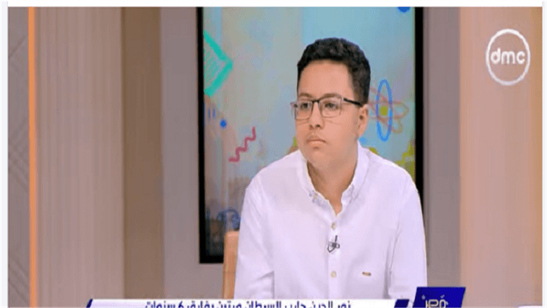 نور الدين أيمن يتغلب على السرطان ويتفوق في الثانوية