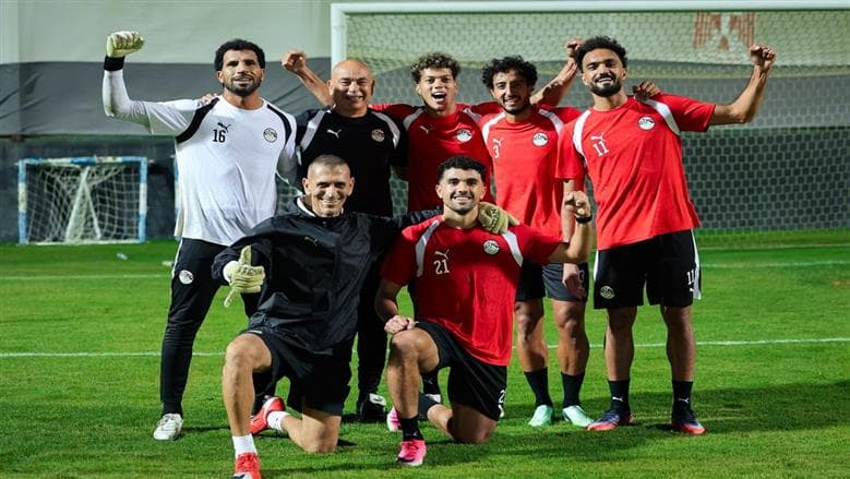 Egyptian team trains with 15 players