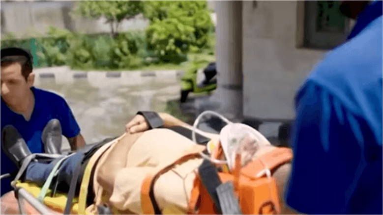 Beni Suef Ambulance rescues woman from America