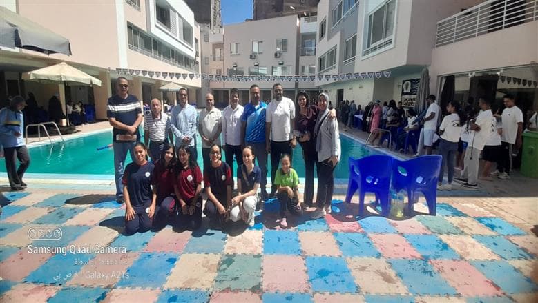 Assiut school swimming qualifiers end with 350 students