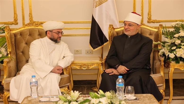 مفتي الجمهورية يناقش التعاون مع نظيره الأوزبكي