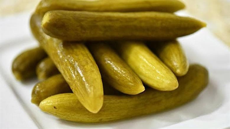 Quick way to make pickled cucumbers