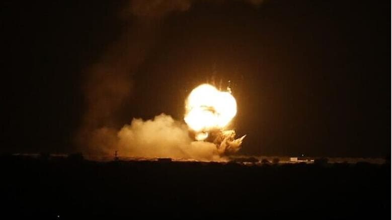 إصابات فلسطينية جراء غارة إسرائيلية في حي التفاح