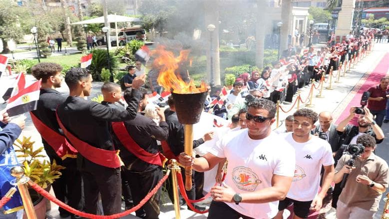 Benha hosts torch for youth week