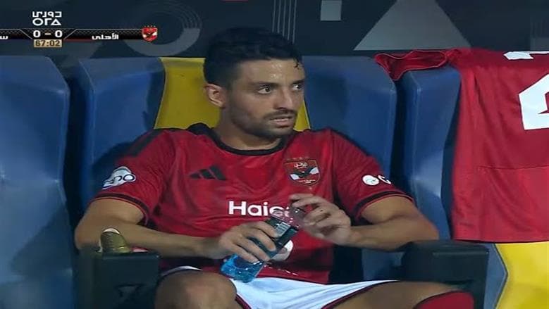 استبعاد طاهر محمد من المباراة