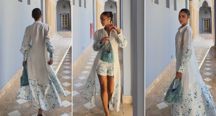 Fashion Police: Basma Bousil's linen outfit price
