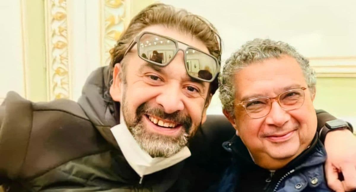 Magdy El Kedwany and Karim Abdel Aziz in Blue Elephant 3