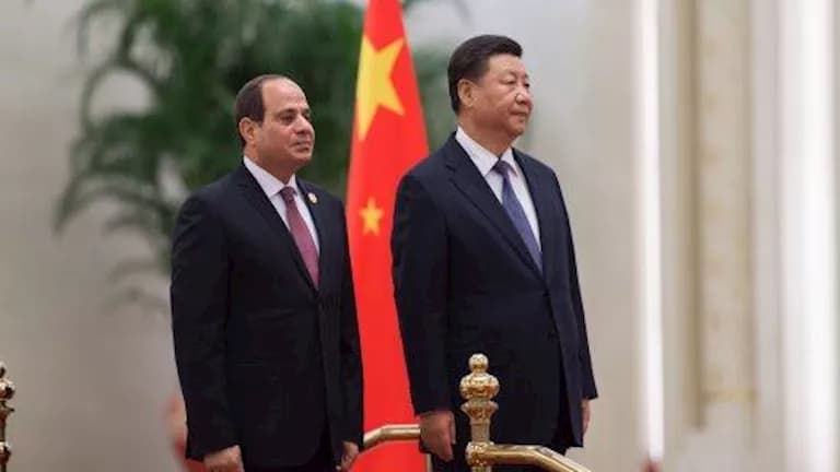 السيسي يستقبل الرئيس الصيني خلال زيارة تاريخية