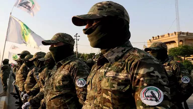 إصابة اثنين من الحشد بالعراق في قصف أمريكي سعودي