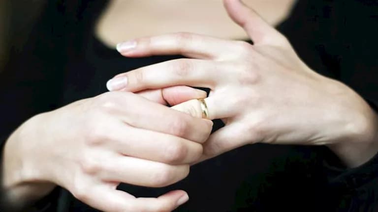 Marriage ends over husband's blackmail