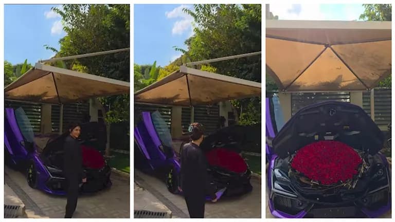 Mohamed Sami Gifts Mai Omar a Lamborghini on Her Birthday