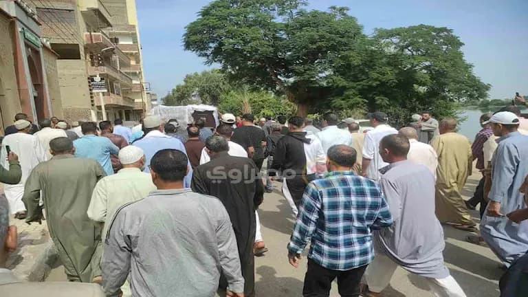 Funeral of Azza Ramzi at Lake Borvaly