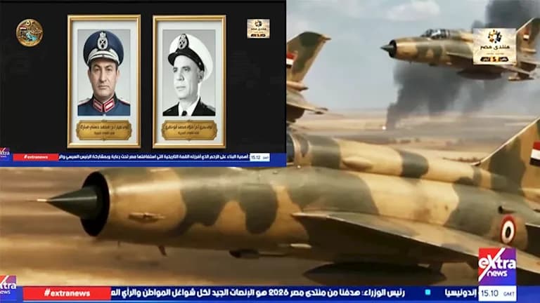 مبارك في فيلم عن حرب أكتوبر
