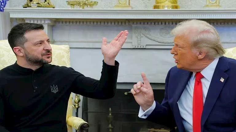 زيلينسكي يعبر عن خيانة ترامب في صفقة الديزل