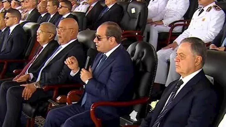 السيسي يدين محاولات تشويه الجيش والشرطة منذ 2013