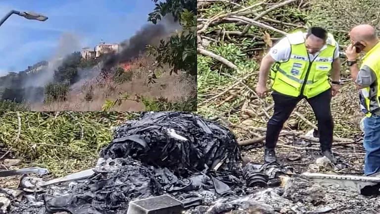 Aircraft crash triggers alert in Israel