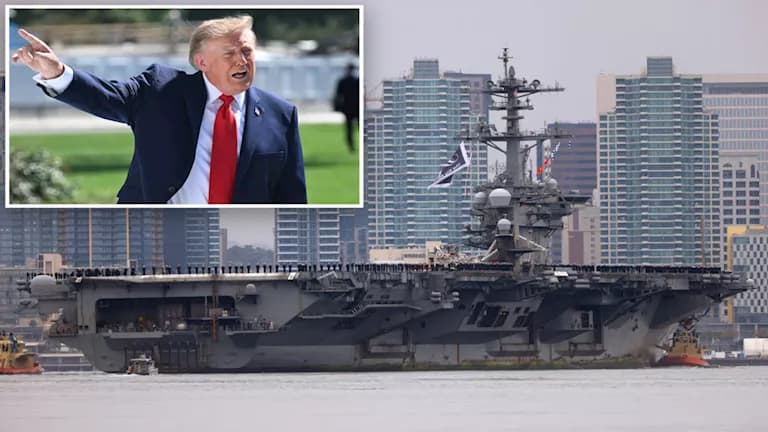 US deploys third carrier to Middle East