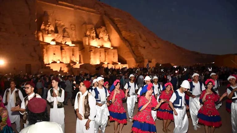 Ramses II Sunlight Reaches 60m in Aswan Holy of Holies