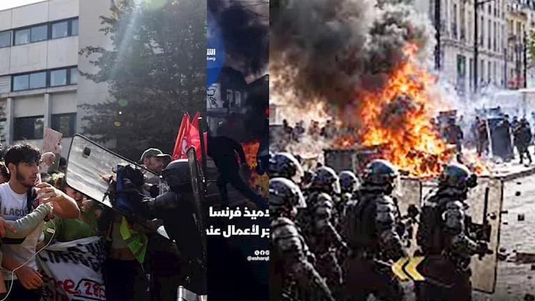 طلاب فرنسا يتظاهرون ضد أوضاع التعليم
