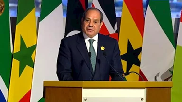 السيسي: التعاون في إدارة الأنهار الدولية يجب أن يتحكم فيه القانون الدولي