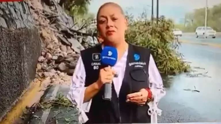 Live: Car strikes Mexican journalist