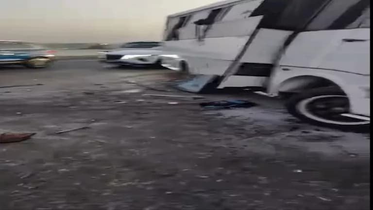 One dead, 18 injured in Al-Haram crash