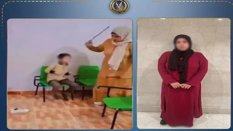 Child beaten by teacher in Ismailia