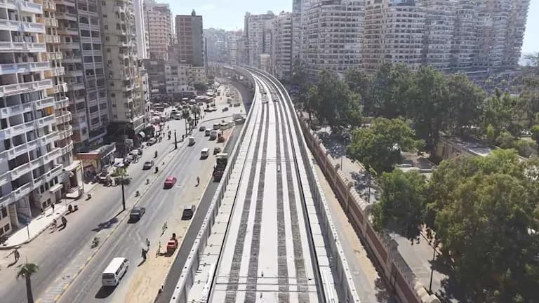 صور جديدة لمشروع مترو الإسكندرية