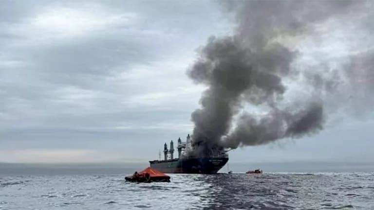 UAE Coast Ship Hit by Unknown Object