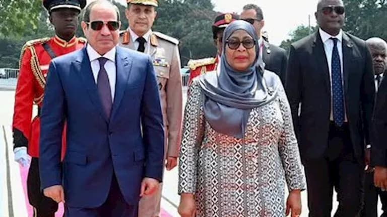 السيسي يعزي زوج رئيسة تنزانيا