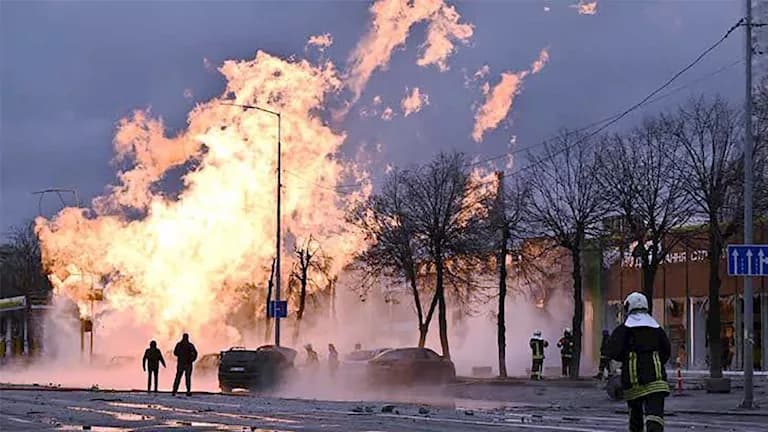 Children among 22 hurt in Kharkiv shelling