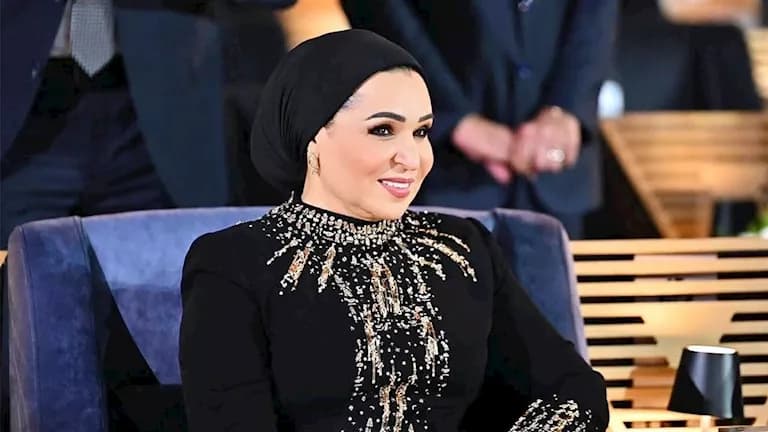 Entisar El Sisi congratulates Asil Osama on gold