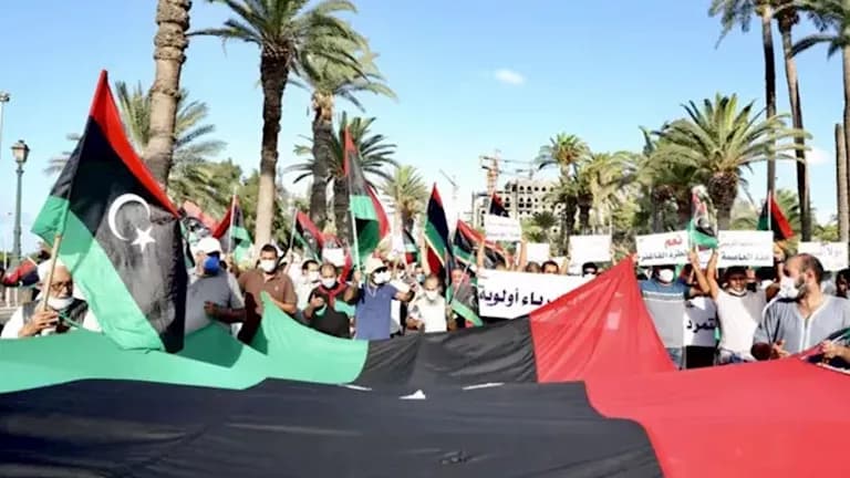 Tripoli protests demand Dbeibeh exit