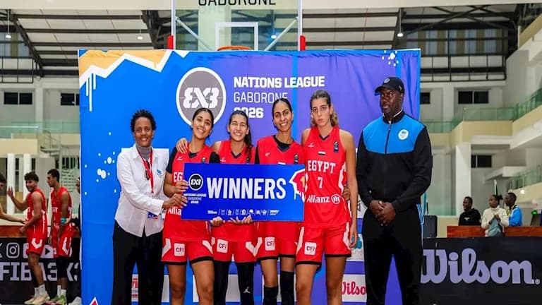 Nawah congratulates Egypt U-18 3x3 team