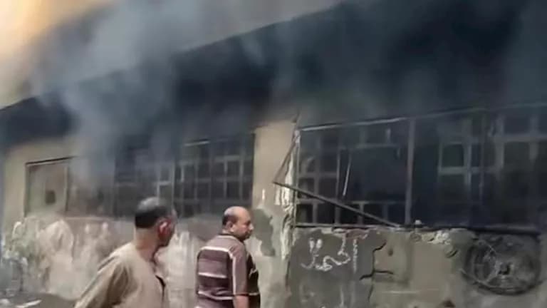 إخماد حريق في مصنع غزل بشبرا