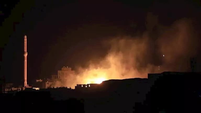 Fire at Damietta Port storage ships