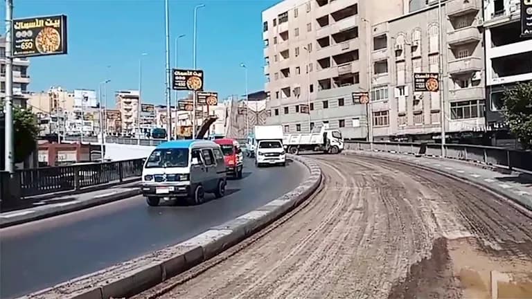 Beheira Damanhour Bridge maintenance finished