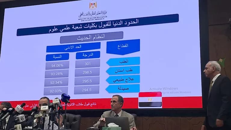 تنسيق 2026 الحد الأدنى للطب