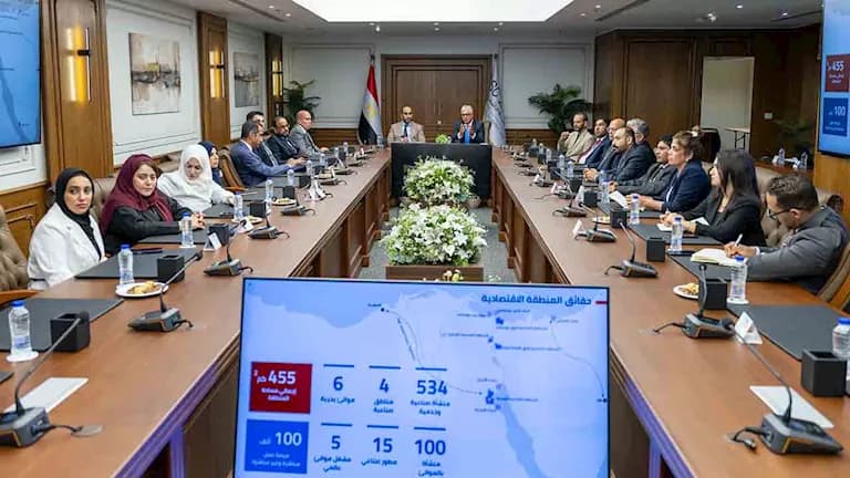 رئيس اقتصادية قناة السويس يناقش استثمار عماني