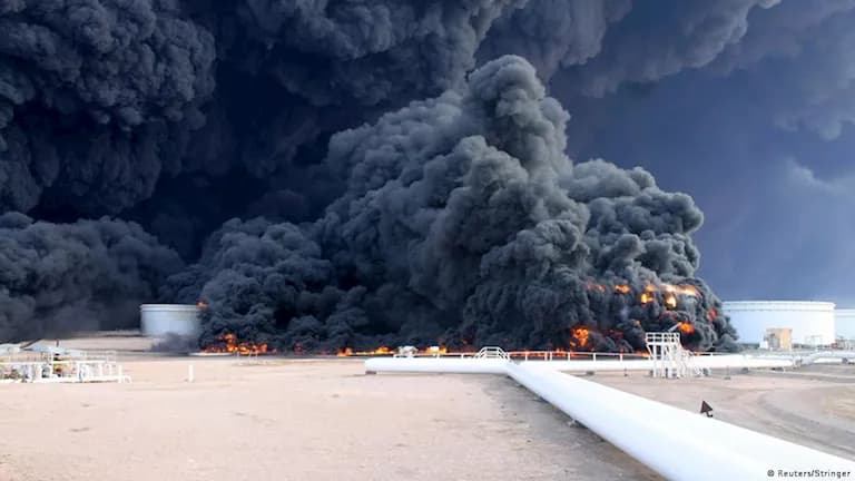 Libya's Zawia Power Plant Destroyed