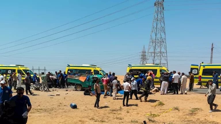 ارتفاع ضحايا حادث الدواويس بالإسماعيلية إلى 19