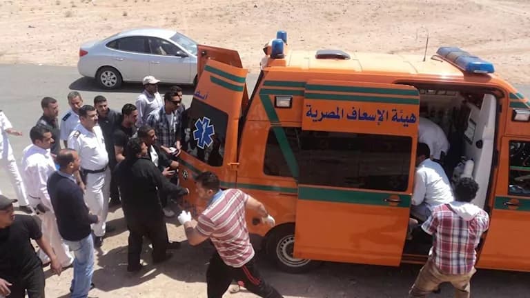 حادث تصادم أسفر عن إصابة 13 في المنيا
