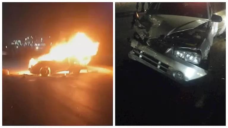Fate saves youth from Suez car fire