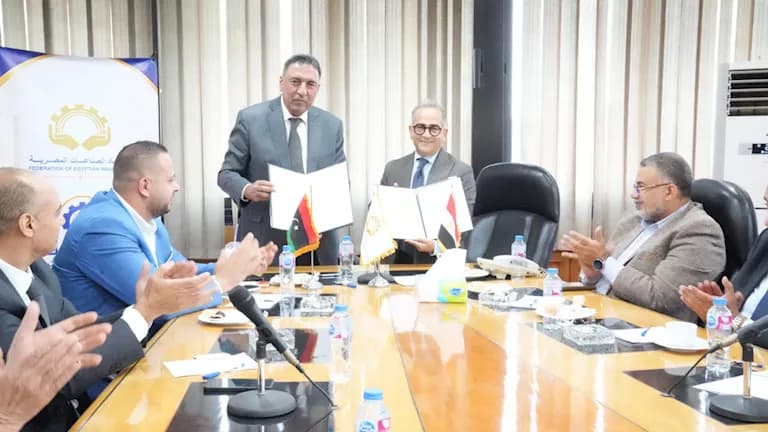اتحاد الصناعات يناقش معرض دائم ومراكز لوجستية لمصر في ليبيا