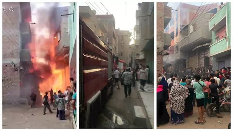 Person dies in Qalyub apartment fire