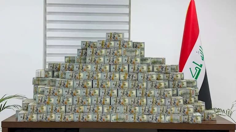 العراق يضبط 20 مليون دولار و60 كيلو ذهب في قضية فساد
