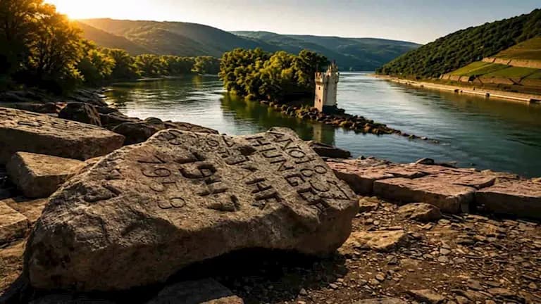 Hunger stones reappear in Germany amid drought