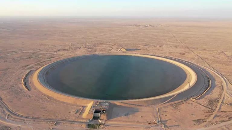 Libyan Artificial River Stops After Outage